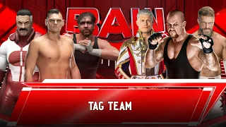 WWE 2K24 Tag Team  Madness: Omniman, Gunther, Dean Ambrose vs The Undertaker, Cody Rhodes, Edge