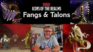 Newest pre-painted minis from Wizkids - Fangs and Talons - Perfect for your D&D game