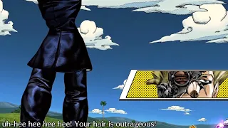 STROHEIM LAUGHS AT JOSUKE'S HAIR!?