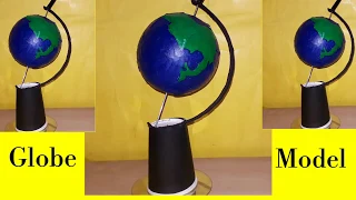 How to make Model of Globe for science project and school Exhibition/Model of Earth/Kansal creation