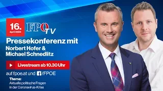 FPÖ-Pressekonferenz zur aktuellen Corona-Krise