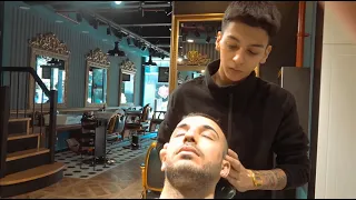 ASMR Head Massage, Face Massage and Body Massage by  Young Turkish Barber