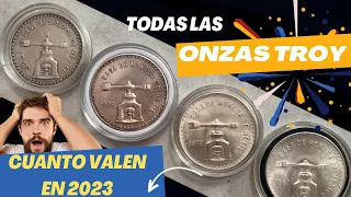 Onzas de plata TROY, colección completa, su historia, precio y datos importantes #monedasdemexico