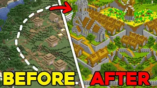 I TRANSFORMED a Village in Minecraft Hardcore