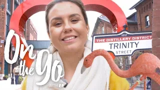 Angelina falls in love with Toronto's Distillery District – On the go with EF #94