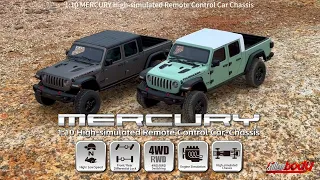 First Look! Officially Licensed Killerbody 1/10 Jeep® Gladiator with Mercury Super Scale Chassis