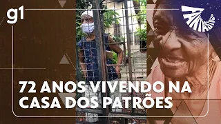 Mãe e filho viram réus acusados de submeter idosa a trabalho análogo à escravidão | FANTÁSTICO