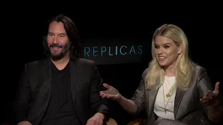 Replicas Interview - Keanu Reeves and Alice Eve