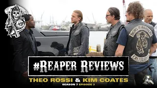 SONS OF ANARCHY - Theo Rossi and Kim Coates talk "Playing with Monsters" - S7ep3 #ReaperReviews #SOA