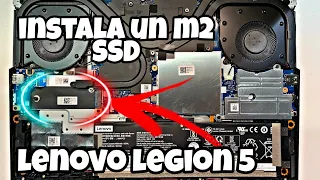 INSTALA un SSD M2 a tu laptop gaming LENOVO LEGION 5 | TUTORIAL