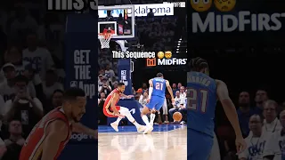 Thunder ball movement on full display in Game 2 🎥🔥 #nba #okcthunder #shorts