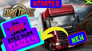 🔥💥ALL DLC's FREE LATEST (v1.50.1.0) FOR  ETS2 🚛😈 || EURO TRUCK SIMULATOR || NO CLICKBAIT👌