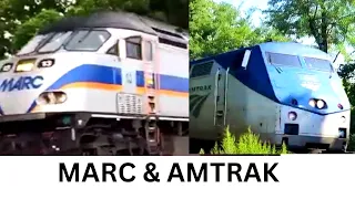 AMTRAK & MARC at the SAME TIME + 2 more AMTRAK'S