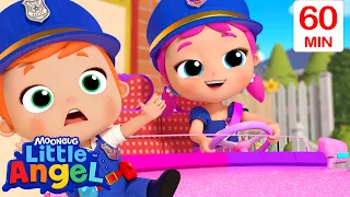 Jill Wants to Play Police Officer! | Jill's Playtime | Little Angel Kids Songs & Nursery Rhymes