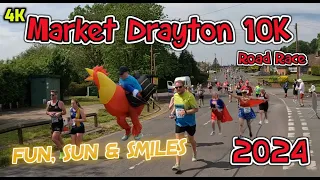 Market Drayton 10K Road Race 2024 - A Run Full Of Fun, Sun & Smiles!