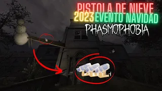 DÓNDE ENCONTRAR LAS PIEZAS DE LA PISTOLA DE NIEVE DEL EVENTO DE NAVIDAD 2023 de Phasmophobia