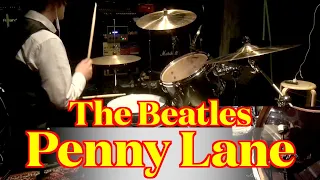 The Beatles - Penny Lane (Drums cover from fixed angle)