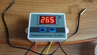 Терморегулятор XH W3001.  Посылка с АлиЭкспресс. #терморегулятор