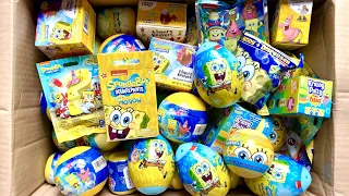 ASMR Awesome Sponge Bob collection slime oddly satisfying