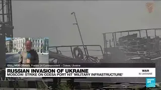 Five months of war in Ukraine: Moscow says missiles destroyed warship in Odesa • FRANCE 24 English