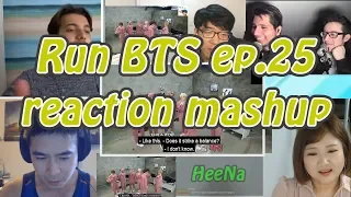 [BTS] Run BTS 달려라 방탄 ep.25｜reaction mashup