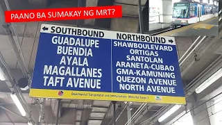 Paano sumakay ng MRT / How to ride the MRT + How to commute from Buendia Shell to Makati Post Office