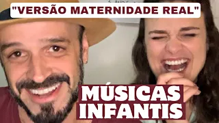 Músicas infantis (VERSÃO MATERNIDADE REAL) Mãe reagindo a Paródia “Mundo Bita” e mais