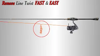 How to Remove Line twist FAST & EASY