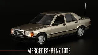 Baby Benz: Mercedes-Benz 190E W201 1984 // MaXichamps // Масштабные модели автомобилей Германии 1:43