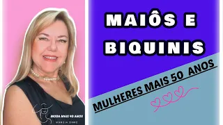 MODA PRAIA VERÃO 2022- MULHERES MADURAS MAIS 50 ANOS