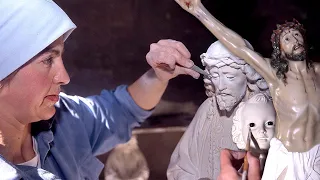 ARTESANÍA RELIGIOSA. Arte de tallar, pintar y modelar esculturas e imágenes religiosas | Documental