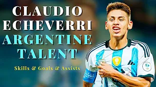 Claudio Echeverri Argentine talent⚪️Skills & Goals & Assists