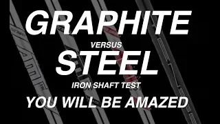 Graphite V Steel shaft in Irons? Game changer?