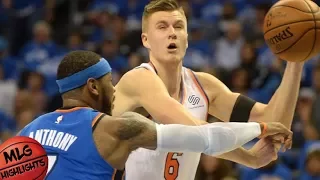 Kristaps Porzingis (31 pts) Full Highlights vs Thunder / Week 1 / Knicks vs Thunder /2017 NBA Season