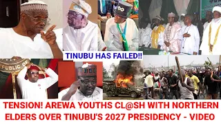 E Don Red! Northern Nig On Fìre As Arewa Youths Cl@sh With Northern Elders Over Tinubu 2027 Presiden