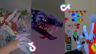 Dragon Puppet TikToks - Paper Dragon TikTok Compilation #38