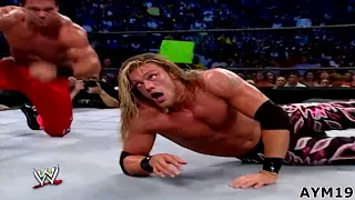 The Rock & Edge vs Chris Benoit & Eddie Guerrero SmackDown! 8/1/2002 Highlights