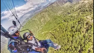 Paragliding at Bir Billing, Himachal Pradesh . Jump from 8000feet above sea level