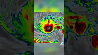 Scale of super Typhoon Mawar seen in satellite images 🌍 #world #news #shorts