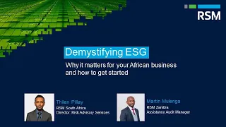 Demystifying ESG: Why it matters for your African business and how to get started