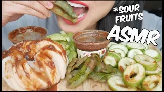 ASMR EXTREME SOUR Fruits มะม่วงน้ำปลาหวาน *เปรี้ยวปาก (EATING SOUNDS) | SAS-ASMR