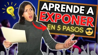 ☝️Cómo EXPONER EN CLASE Fácilmente y sin Nervios (Mi Método Secreto en 5 Pasos)