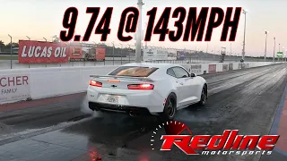 REDLINE MOTORSPORTS PHASE 2-SC  2018 CAMARO ZL1 9.74 @ 143 MPH