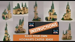 Alternative instructions for LEGO Build Your Own Hogwarts Castle 30435 - Harry Potter