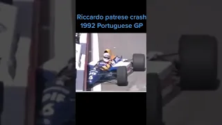 Riccardo Patrese Crash 1992  #Shorts