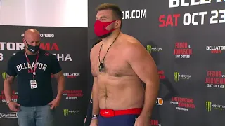 #BELLATOR269 Weigh-in: Kirill Sidelnikov vs. Rab Truesdale