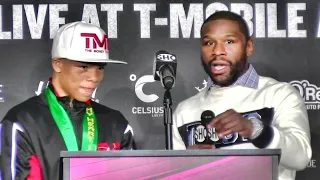 Floyd Mayweather & Curmel Moton talk about Moton's incredible pro debut