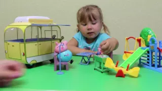 Кемпинг Свинка Пеппа Peppa Pig Видео для детей Свинка Пеппа 2016 Видео для детPeppa Pig toys