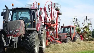 Valtra T214 | Fiatagri F130 | Kuhn GA 9531 | Claas Liner 880