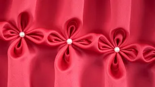 SMOCKED FLOWERS - Fabric Manipulation Techniques in Fashion Design